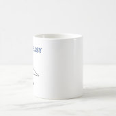"Mathe is easy Funny Coffee Tasse - Geschenk für S (Mittel)