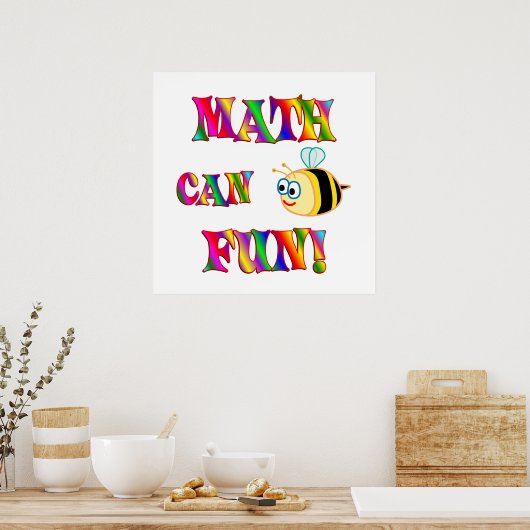 Mathe is Fun Poster (Küche)