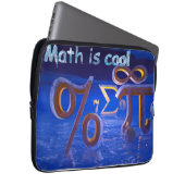 Mathe ist cool laptopschutzhülle (Vorne Rechts)