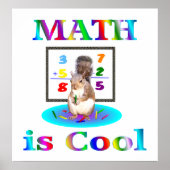 Mathe ist Cool Poster (Vorne)