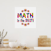 Mathe ist die beste poster (Küche)