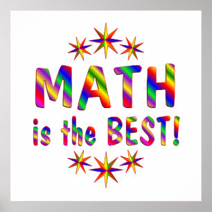 Mathe ist die beste poster