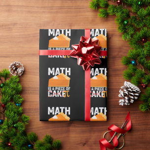 Mathe ist ein Stück Kuchen Pi Tag Lustig Geschenkpapier