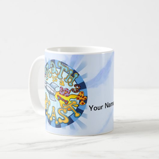 Mathe ist eine blast-Tasse Kaffeetasse (Vorderseite Links)