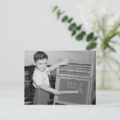 Mathe ist einfach postkarte (Stehend Vorderseite)