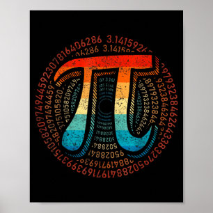 Mathe ist einfach wie Pi Mathe-Lehrer Frohen Pi-Ta Poster