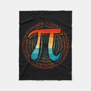Mathe ist einfach wie Pi Mathelehrer Frohen Pi-Tag Fleecedecke