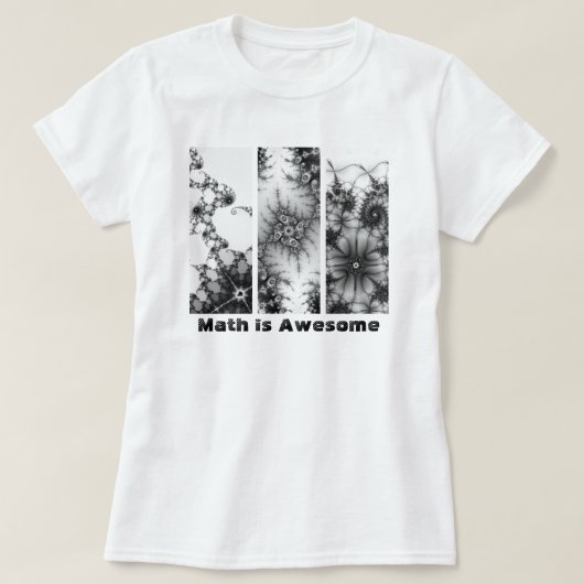 Mathe ist fantastisches 1. Fraktal Design T-Shirt (Design vorne)