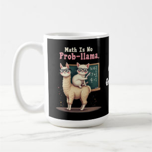 Mathe ist kein Prob-Lama-Spaß und Niedliche Mathem Kaffeetasse