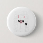 Mathe ist kein Prob-Llama Mathe Lehrer Tshirt Llam Button (Vorderseite)