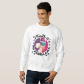 Mathe ist kein ProbLlama Sweatshirt (Vorne ganz)