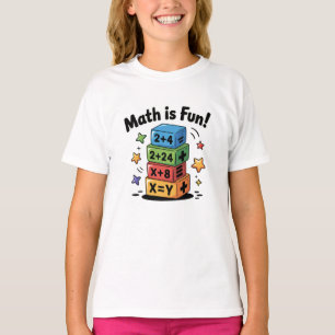 Mathe ist lustige Aufkleber T-Shirt