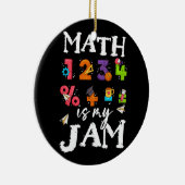 Mathe ist mein Jam Lehrer Bewertung Algebra Equati Keramik Ornament (Rechts)