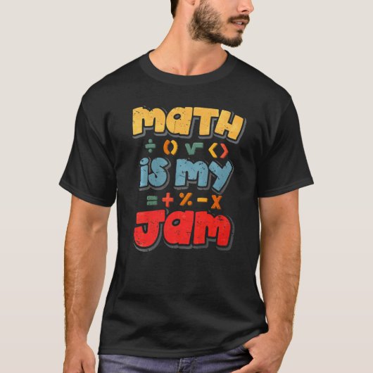 Mathe ist mein Jam T-Shirt (Vorderseite)