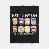 Mathe ist mein Jam und ich bin hier, um es witzig Fleecedecke (Vorderseite)