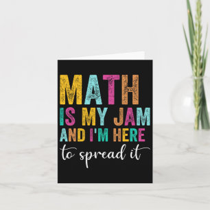 Mathe ist mein Marmelade und ich bin hier, um es S Karte
