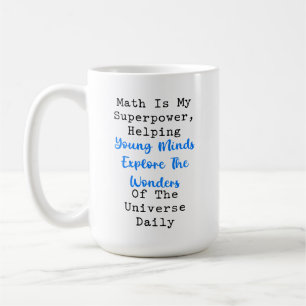Mathe ist mein Superheld Universum-Geister erforsc Kaffeetasse