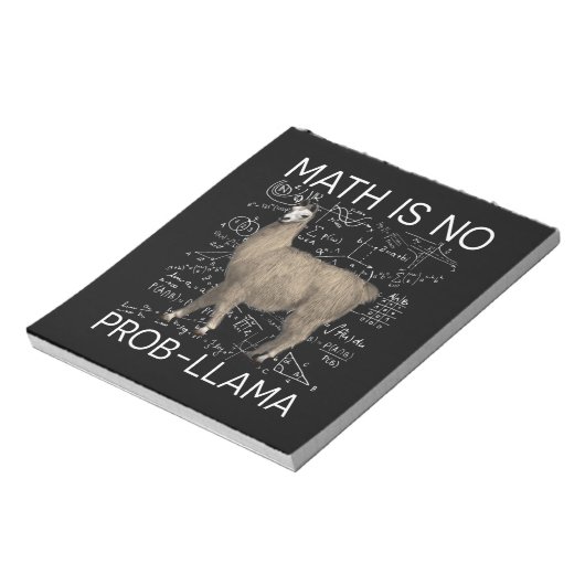 Mathe ist No Prob-Llama - Mathe Llama Lehrer Notizblock (Rotiert)