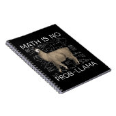 Mathe ist No Prob-Llama - Mathe Llama Lehrer Notizblock (Rechte Seite)