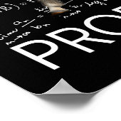 Mathe ist No Prob-Llama - Mathe Llama Lehrer Poster (Ecke)