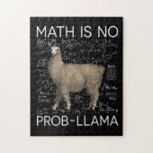 Mathe ist No Prob-Llama - Mathe Llama Lehrer Puzzle (Vertikal)