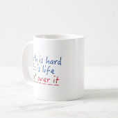 Mathe ist schwer kaffeetasse (Vorderseite Links)