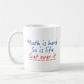 Mathe ist schwer kaffeetasse (Links)
