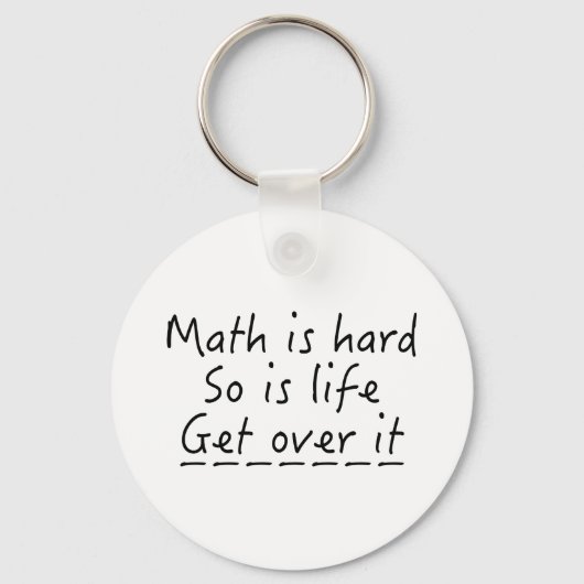 Mathe ist schwer schlüsselanhänger (Vorderseite)