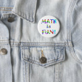Mathe ist Spaß Button (Beispiel)
