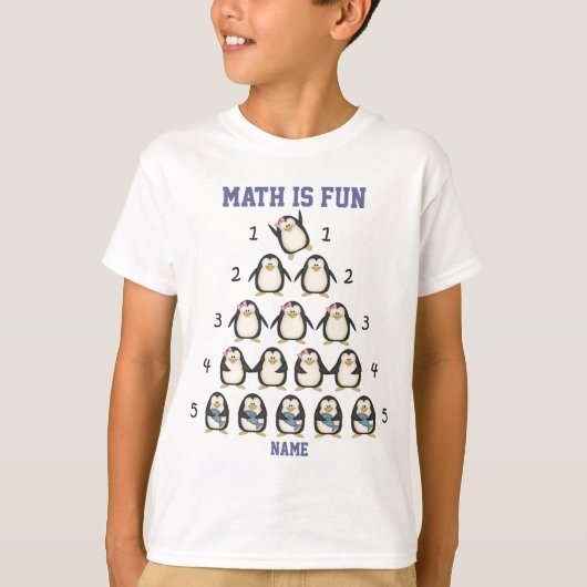 Mathe ist Spaß, ich Liebe Mathe, Mathe Shirt, Geek T-Shirt (Vorderseite)
