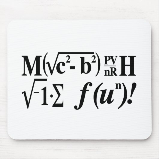 Mathe ist Spaß! Mousepad (Vorne)