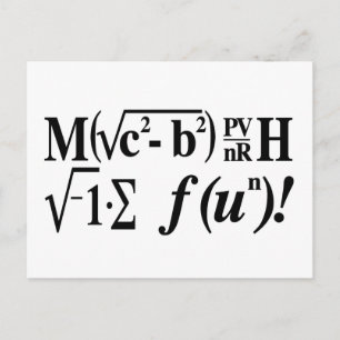 Mathe ist Spaß! Postkarte