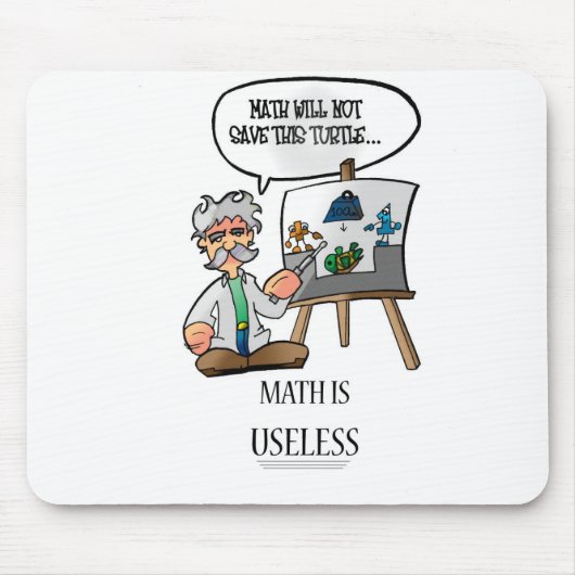 MATHE IST UNBRAUCHBAR MOUSEPAD (Vorne)