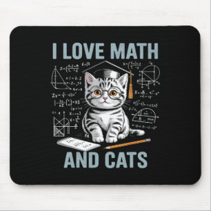 Mathe-Katzenliebhaber Lustiger Mathe-Lehrer Ich Li Mousepad