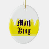 Mathe-König Keramikornament (Rechts)