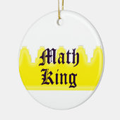 Mathe-König Keramikornament (Links)