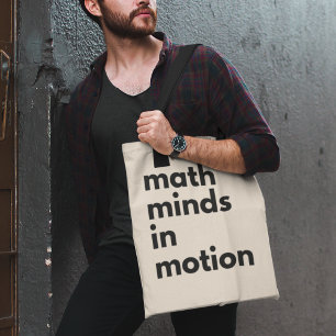 Mathe-Köpfe in Bewegung Mathematik-Lehrer-Geschenk Tragetasche