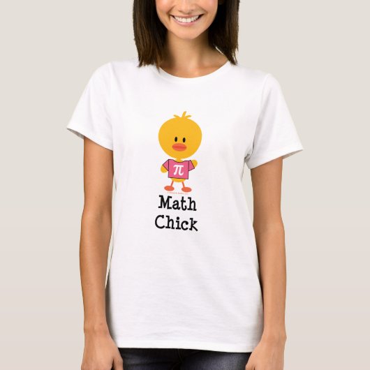 Mathe-Küken-T-Shirt T-Shirt (Vorderseite)