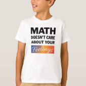 Mathe kümmert sich nicht um Jungs Shirt (Vorderseite)