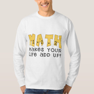 Mathe lässt Ihr Leben T-Shirts und Geschenke oben