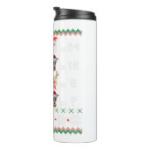 Mathe Lehrer Christmas GREYHOUND Thermosbecher (Nach rechts gedreht)