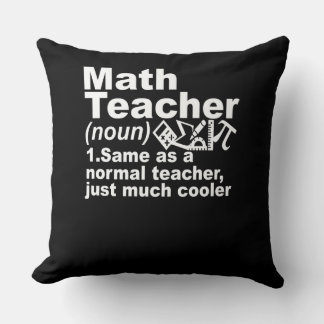 Mathe-Lehrer-Definition Mathe-Humor Mathe-Liebhabe Kissen