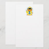 Mathe-Lehrer-Ente Briefpapier (Vorne/Hinten)