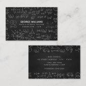 Mathe-Lehrer für Visitenkarte (Vorne/Hinten)