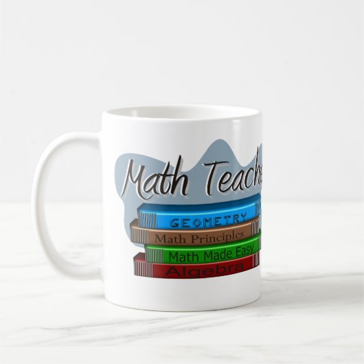 Mathe-Lehrer-Geschenke Kaffeetasse (Links)