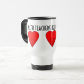 Mathe-Lehrer glauben an Winkel Reisebecher (Vorderseite Links)