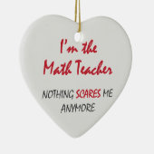 Mathe-Lehrer Keramik Ornament (Rechts)