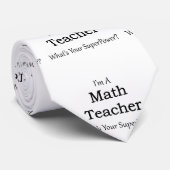 Mathe-Lehrer Krawatte (Gerollt)