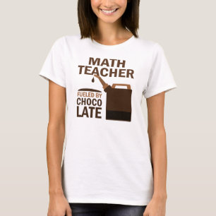 Mathe-Lehrer-(lustige) Schokolade T-Shirt