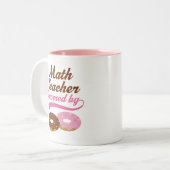 Mathe-Lehrer-lustiges Geschenk Zweifarbige Tasse (Vorderseite Links)